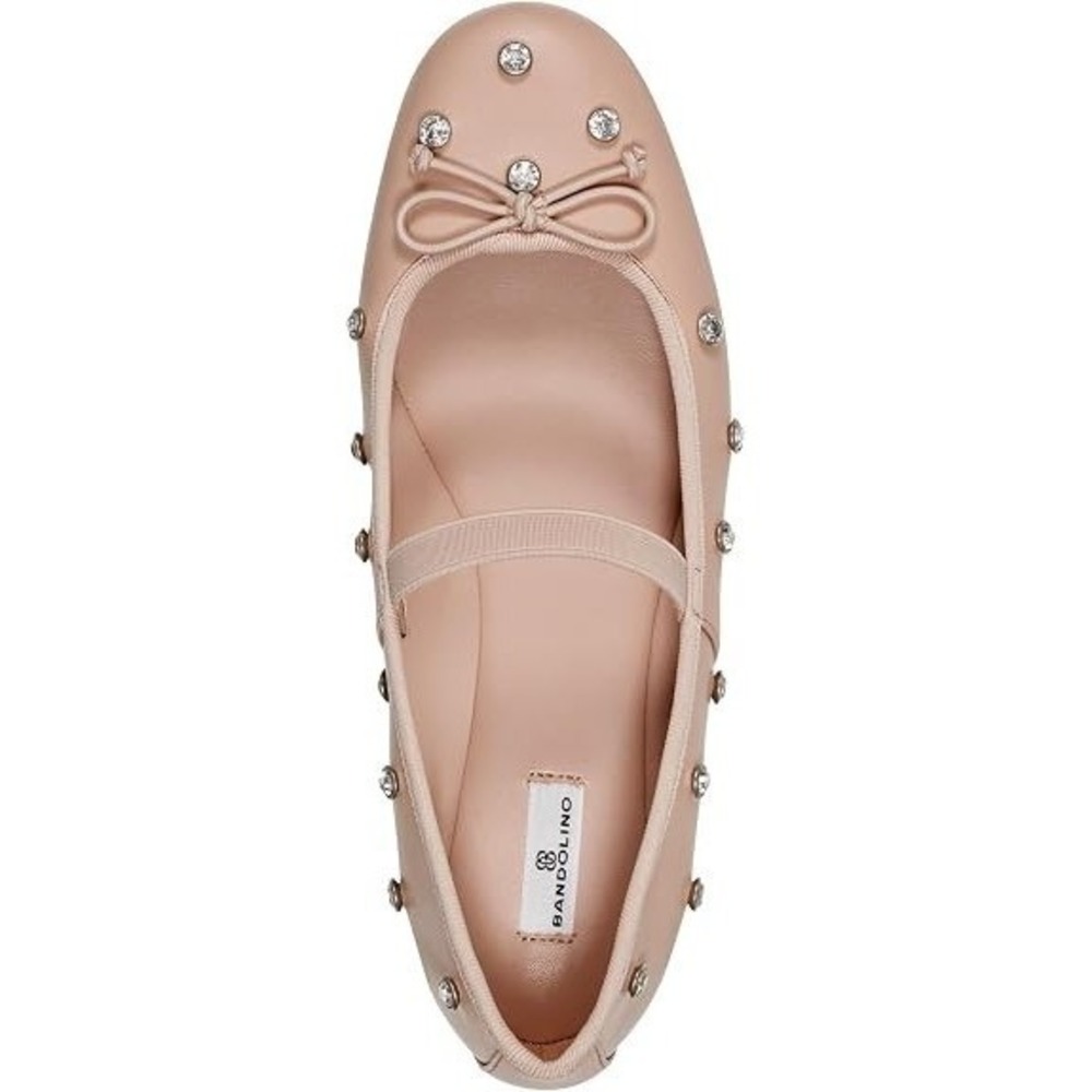 Bandolino Prity Womens Size 6 M Bow Accent Mary Jane Ballet Flats Pink Slip-on - Picture 4 of 7